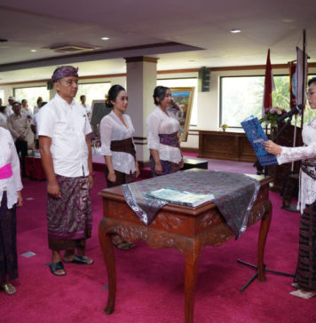Ketua TP PKK Gianyar Lantik Ketua PKK 4 Kecamatan