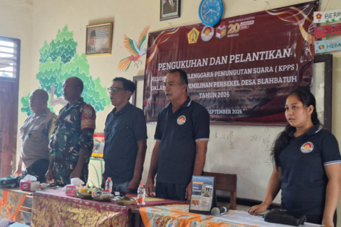 KPPS Dilantik, Siap Gelar Pemungutan Suara Pilkel Blahbatuh Secara Demokratis 1
