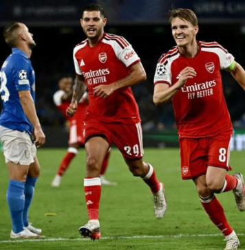 Liga Champions : Arsenal Curi 3 Poin di Markas Napoli