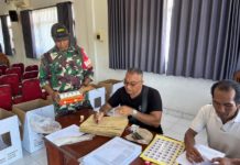 Logistik Pilkel Serongga Tiba, 4.223 Surat Suara Dikawal Ketat TNI-Polri