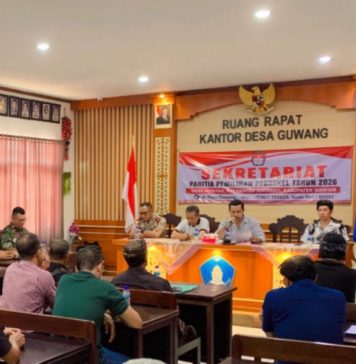 Masuki Masa Tenang, Panitia Pilkel Guwang Gelar Rakor
