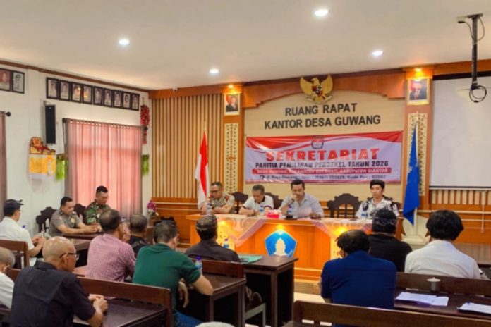 Masuki Masa Tenang, Panitia Pilkel Guwang Gelar Rakor 1