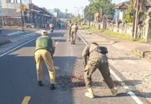 Material Galian C Berceceran di Jalur Rendang, Pengendara Keluhkan Risiko Lakalantas