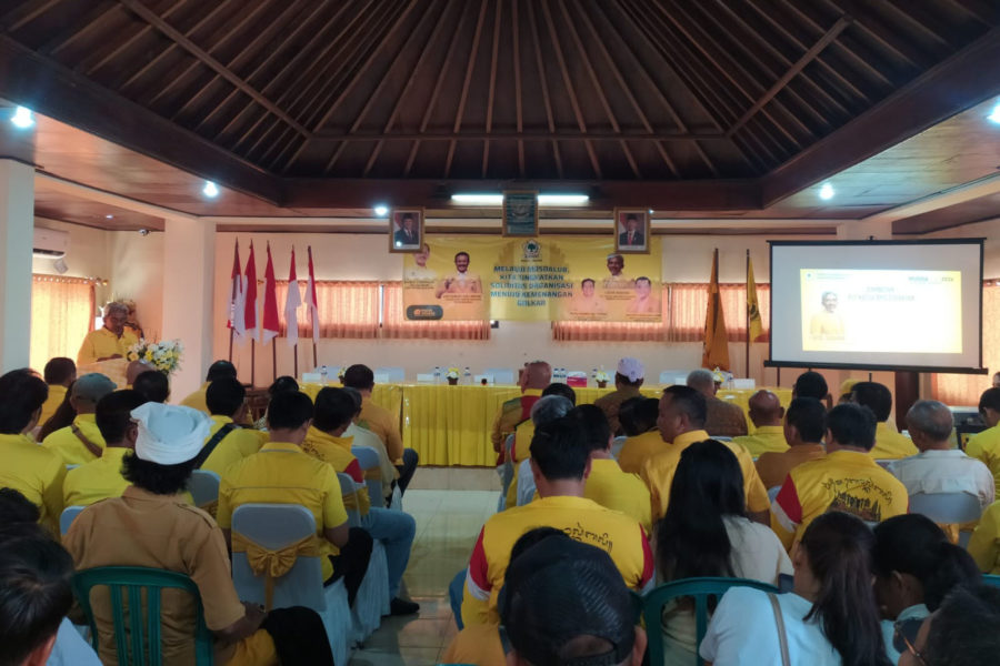 Musdalub Golkar Gianyar, Gede Sudiana Terpilih Aklamasi Jadi Ketua DPD II Definitif