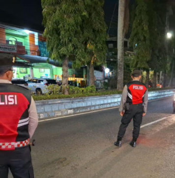 Patroli Malam di Pusat Keramaian, Polres Gianyar Ingatkan Warga Waspadai Pencurian