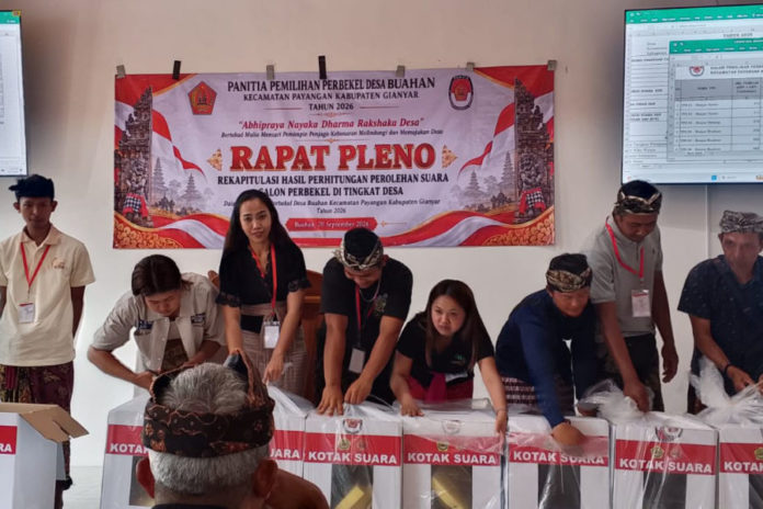 Pilkel Buahan 2026, I Wayan Sudarsa Unggul Dengan Perolehan 1.502 Suara 1