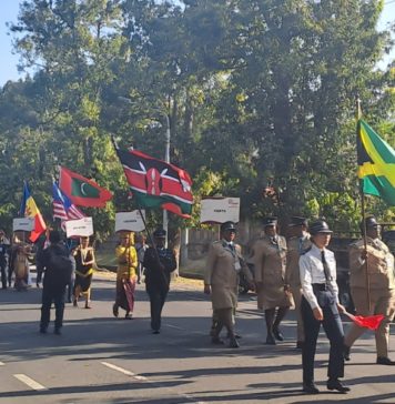 Polisi Perempuan Berbagai Negara Parade di Bajra Sandhi Bali, Dihadiri Gubernur Koster