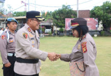 Polres Gianyar Lepas Purna Bakti Anggota, Apresiasi Dedikasi Selama Bertugas