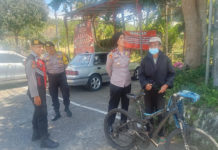 Polsek Blahbatuh Minta Masyarakat Jaga Persatuan Masa Tenang Pilkel Serentak Gianyar 2026