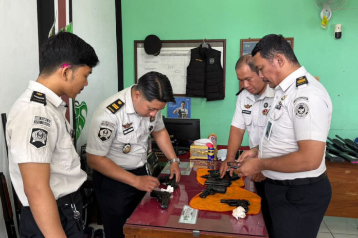 Puluhan Senpi Lapas Tabanan Dicek Berkala 1