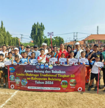 Ratusan Murid SD di Buleleng Ramaikan Lomba Olahraga Tradisional