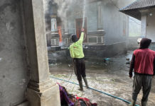 Rumah Petani di Sukawana Terbakar, Kerugian Ditaksir Rp600 Juta