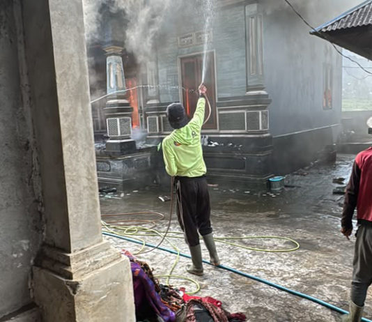 Rumah Petani di Sukawana Terbakar, Kerugian Ditaksir Rp600 Juta