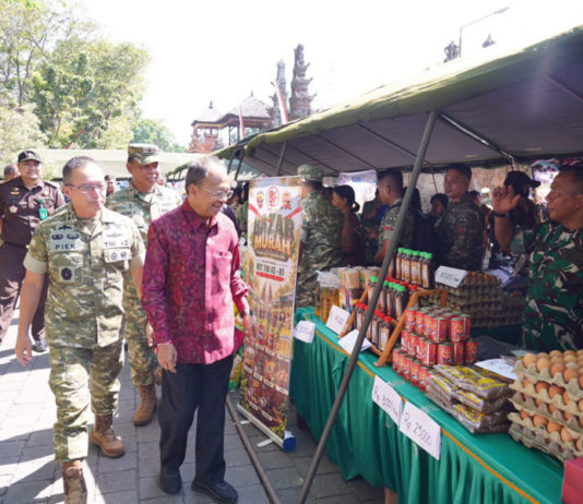 Sambut HUT Ke-81 TNI, Kodam IX/Udayana Gelar Pasar Murah Serentak di 3 Provinsi