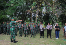 Sambut HUT TNI, Kodim Gianyar Tanam 200 Pohon di Payangan