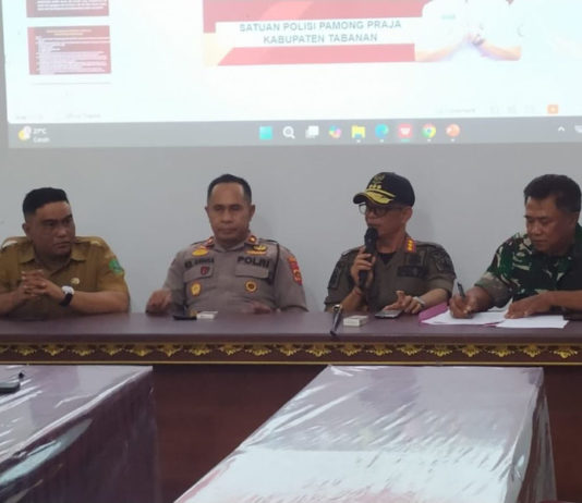 Satpol PP Tabanan Minta Desa Adat Kerambitan Aktif Awasi Pembangunan