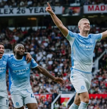 Sepuluh Pemain Manchester City Bungkam MU di Old Trafford