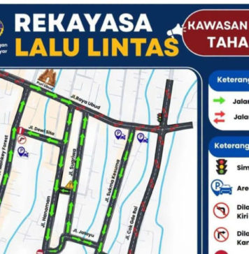 Setelah Tiga Kali Uji Coba, Dishub Gianyar Tetapkan Skema Rekayasa Tahap II Lalu Lintas di Ubud