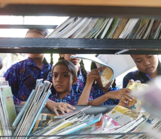 Tingkatkan Minat Baca dan Literasi, Layanan Pusling Digelar di SDN 2 Serangan