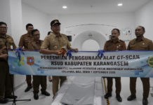 Tingkatkan Pelayanan Kesehatan, Bupati Gus Par Launching CT Scan 64 Slices di RSUD Karangasem