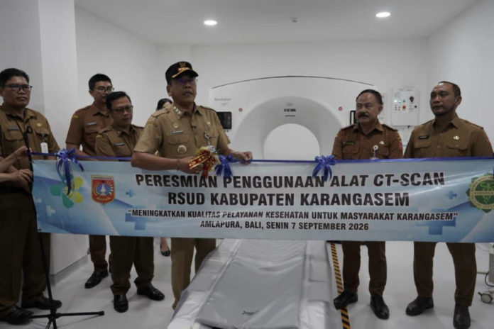 Tingkatkan Pelayanan Kesehatan, Bupati Gus Par Launching CT Scan 64 Slices Di RSUD Karangasem 1