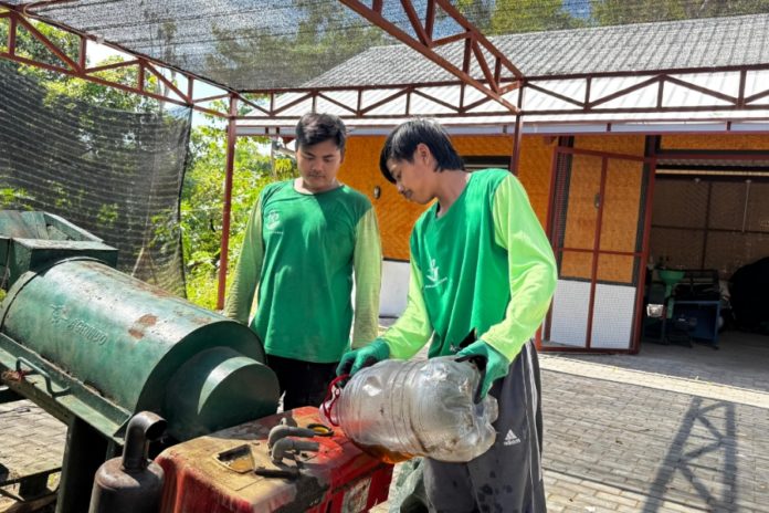 Warga Dilibatkan Dalam Operasional Pengolahan Sampah Organik Di Serangan 1