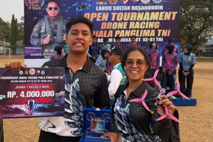 Atlet Drone Racing Buleleng Putu Valiant Raih Emas Di Panglima TNI Cup 2026 1