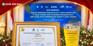 Bank BPD Nali Raih Penghargaan DJPb dan Taspen