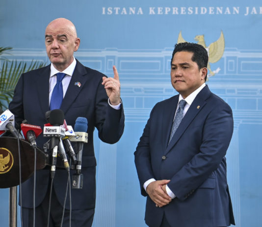Bertemu Infantino, Prabowo Sampaikan Dukungan Penuh Majukan Sepak Bola
