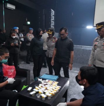 Cegah Peredaran Narkoba, Polres Gianyar Gelar KRYD di THM