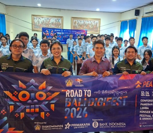 Cetak Generasi Melek Digital, Roadshow Bali Digifest Sambangi Sejumlah Sekolah