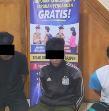 Curi Helm di Taman Kota Singaraja, Tiga Remaja Diamankan