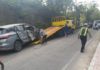 Diduga Rem Blong, Truk Tronton Seruduk Mobil Hingga Ringsek