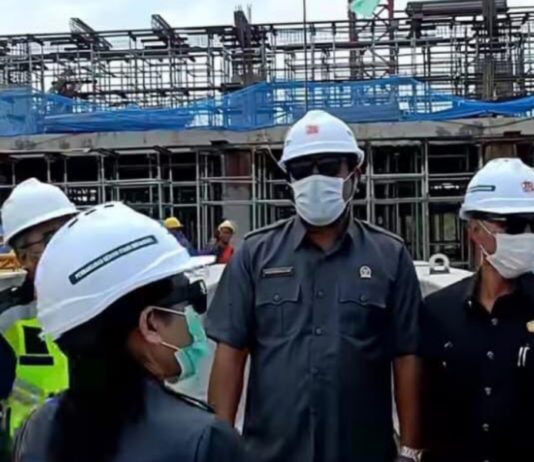 DPRD Gianyar Monev Pembangunan GOR Babakan, Progres Capai 40 Persen