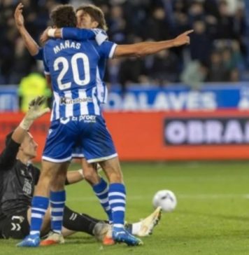 Gol Menit Akhir Aitor Manas Gagalkan Kemenangan Malaga atas Alaves
