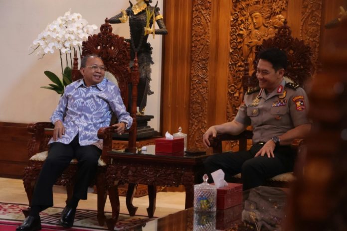 Gubernur Koster Terima Pamit Daniel Adityajaya, Apresiasi Soliditas Pemprov Dan Polda Bali 1