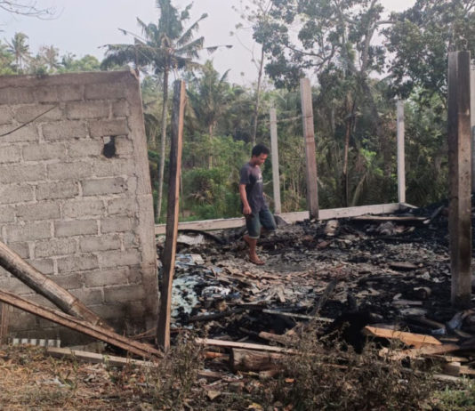 Gudang Kayu Terbakar, Kerugian Capai Ratusan Juta