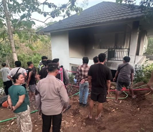 Gudang Vila di Nusa Penida Terbakar, Kerugian Capai Rp500 Juta
