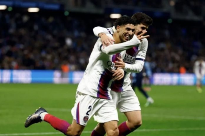 Hattrick Hakimi Bawa PSG Bantai Le Havre 1