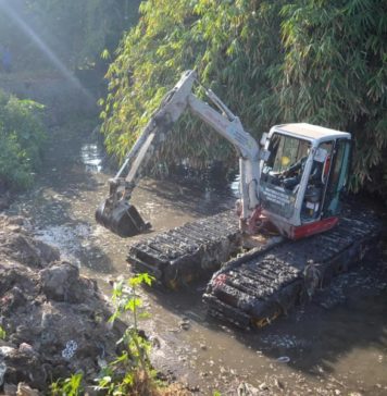 Normalisasi Sasar Tukad Loloan Sanur, Dua Alat Berat Dikerahkan