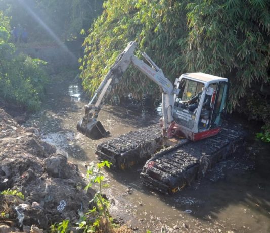 Normalisasi Sasar Tukad Loloan Sanur, Dua Alat Berat Dikerahkan