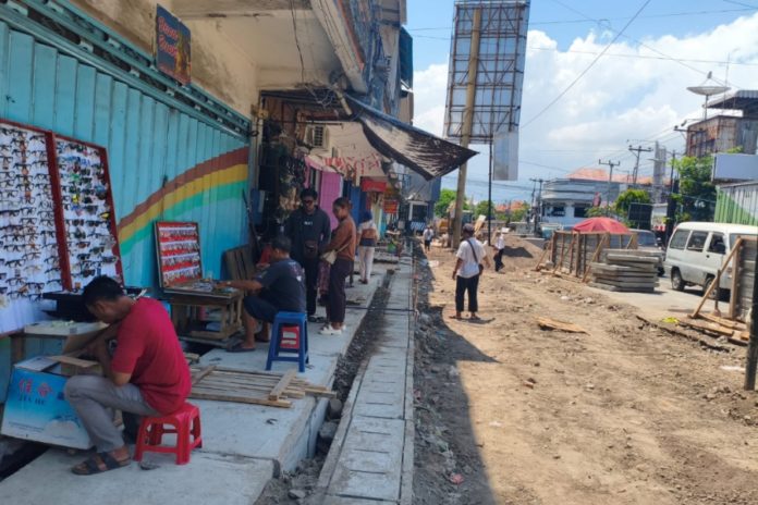 Penataan Jalan Diponegoro Capai 40 Persen, Batu Andesit Mulai Dipasang 2
