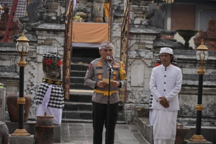 Perkuat Toleransi, Kapolda Irjen Pasma Sapa Pamedek Pura Jagatnatha 1