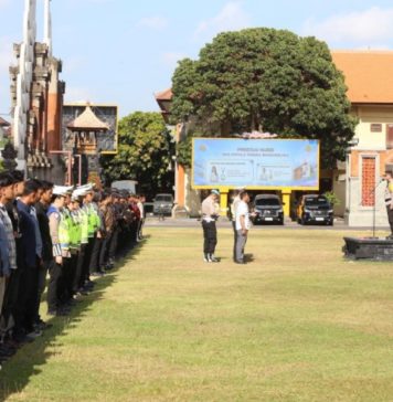Polda Bali Gelar Apel Kesiapan Pengamanan Kunjungan Kerja Ibu Wakil Presiden
