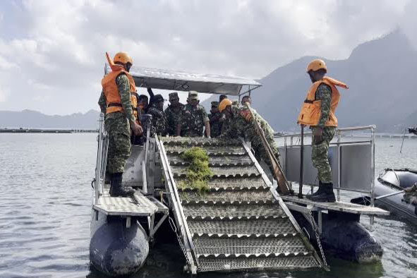 Prihatin Pencemaran, TNI Dan Pemprov Bali Gelar Aksi Pemulihan Danau Batur 1