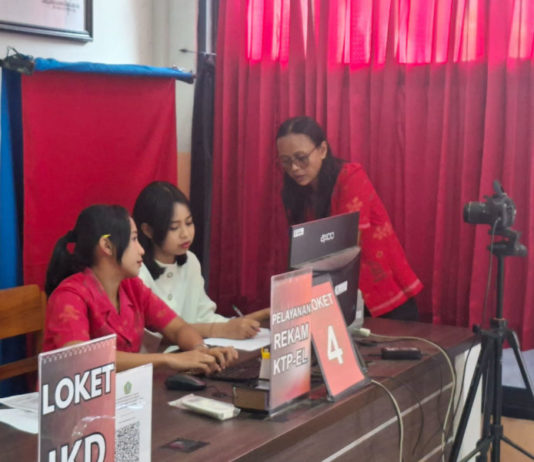 Stok Blanko KTP-el Tabanan Aman, 2.000 Keping Bertahan Tiga Minggu