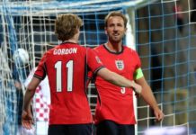 Tampil Dominan, Inggris Pesta Gol ke Gawang Kroasia