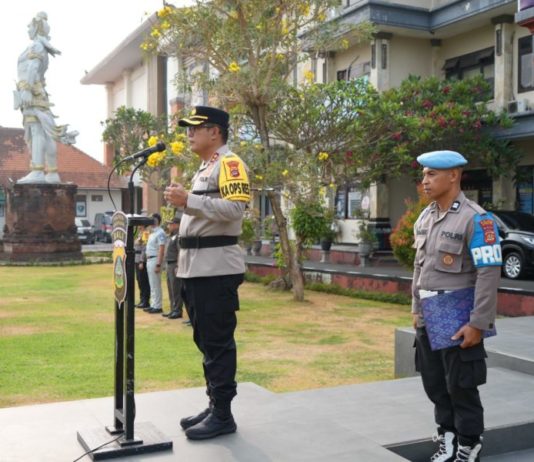 Tekan Pelanggaran dan Angka Kecelakaan, Polres Gianyar Gelar Pasukan Operasi Patuh Agung 2026