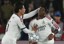 Tiga Gol di Pengujung Laga Antar Madrid Tekuk Roma