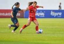 Timnas Putri Indonesia Imbang Lawan Yordania